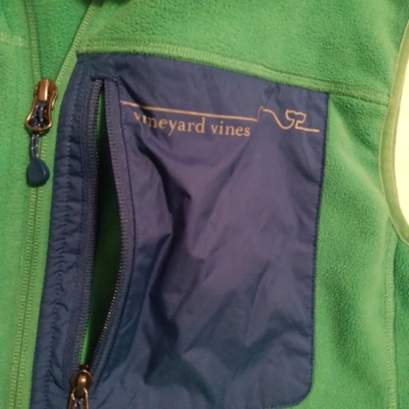 Vineyard vines fleece zip vest - Picture 4 of 5